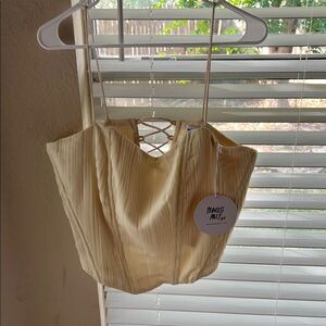Princess Polly Beige Corset Top